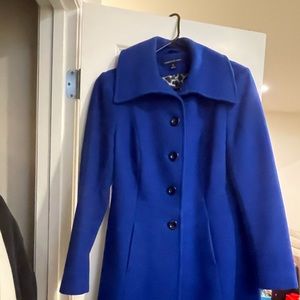 Beautiful women’s blue dress coat